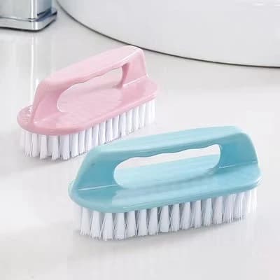 Spazzola per bucato in plastica per uso domestico, spazzola per la pulizia, spazzola multifunzionale a setole rigide per lavabo, spazzola per scarpe