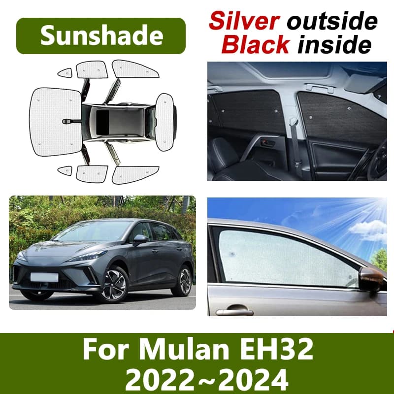 Finestra di automobile Visiera Parasole Per MG4 EV Mulan EH32 MG 4 2022 ~ 2024 Blocco UV Parasole Prevenzione del Calore Parabrezza Copertura Accessori Auto