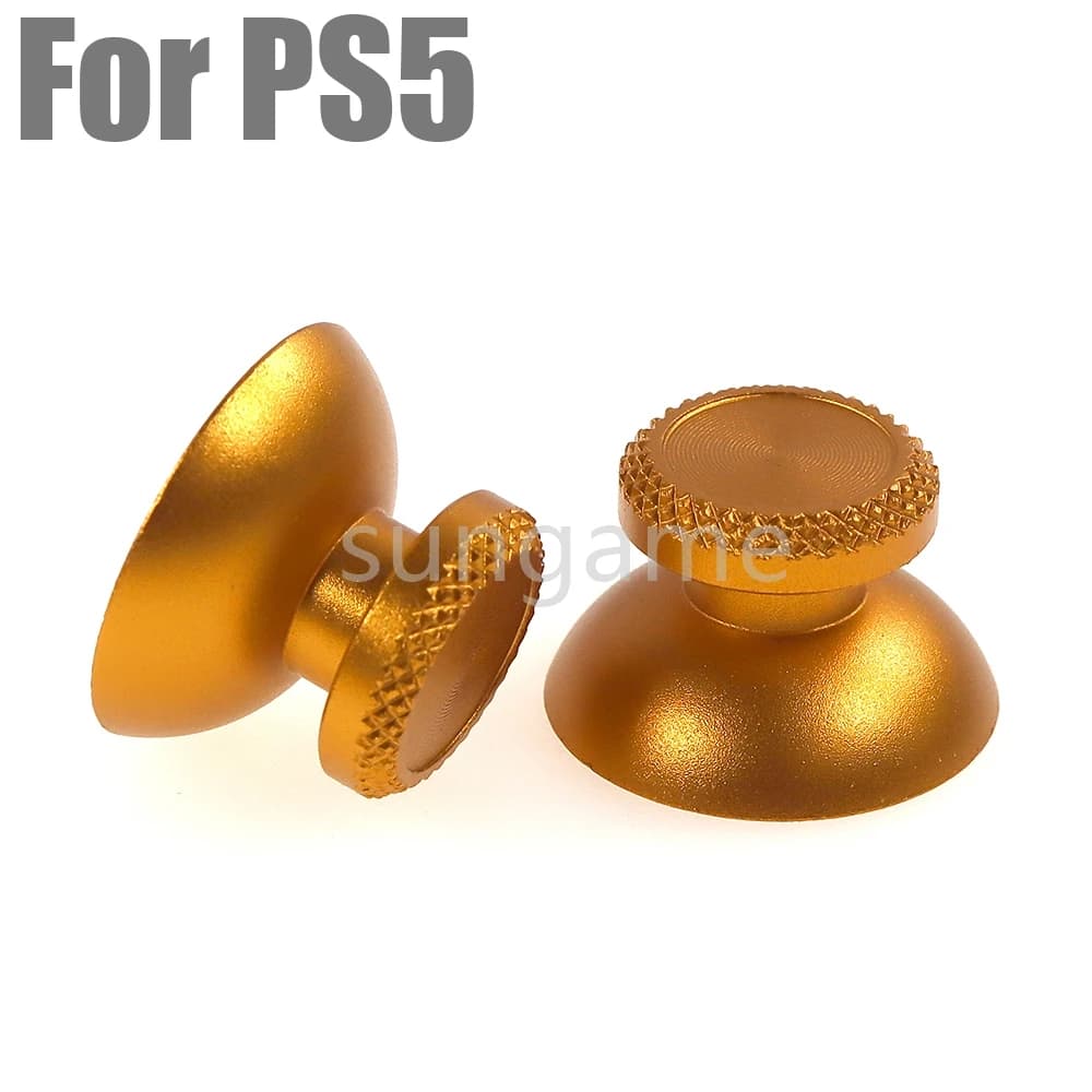 1 paio di tappi di ricambio per Joystick analogici in alluminio metallico di ricambio per Controller PS5 cappellini a bilanciere per Gamepad accessori per levette