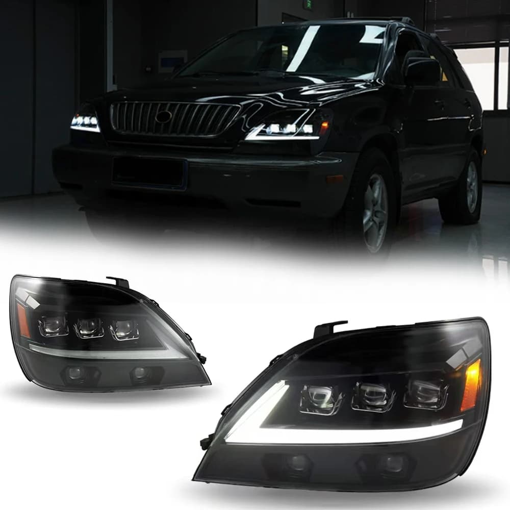 Styling Fari A LED per LEXUS RX 98-02 LHD RHD stile led DRL Auto lampada frontale Segnale di Montaggio Accessori Auto Lampada Modificata