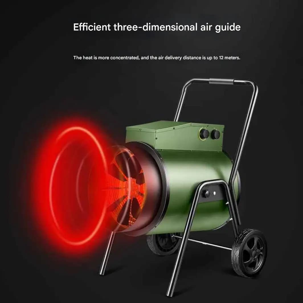 30kW Industrial Electric Fan Heater 380V Three-Phase High Power Space Heater For Workshop