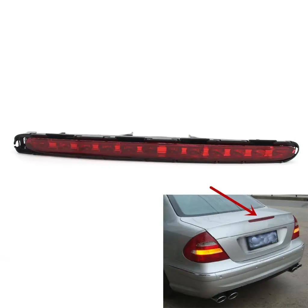 Luce freno posteriore a LED per auto Riflettore rosso Terza lampada stop OEM 2118201556 per Mercedes-benz Classe E W211 Berlina