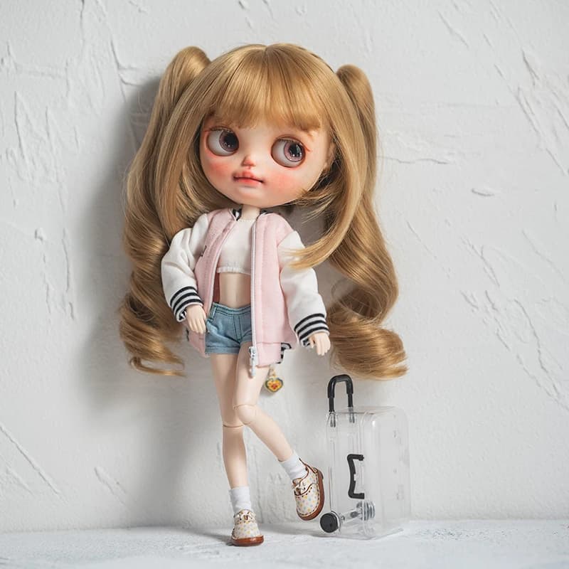 Blythe Small Doll accessori per abbigliamento giacca sportiva Ob22 Ob27 Ob24 Azone 19 articolazioni