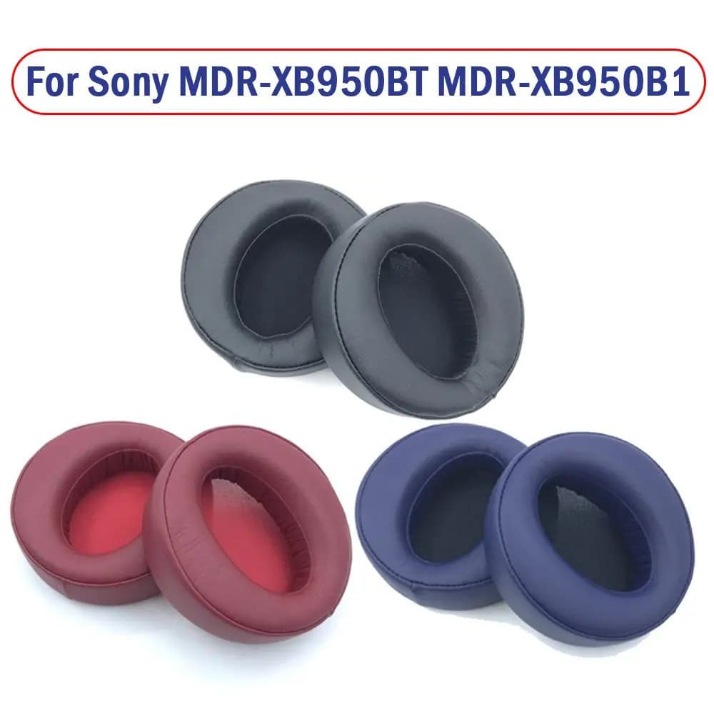1 Pair Accessories Earmuff Gaming Headset Replacement Ear Cushion Foam Sponge Ear Pads For Sony MDR-XB950BT MDR-XB950B1 N1