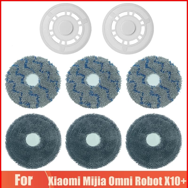 Accessori Per Xiaomi Norma Mijia Omni Robot X10 + Robot Aspirapolvere Lavabile Mop Panno Stracci Parti Mop Pad Stent di Ricambio