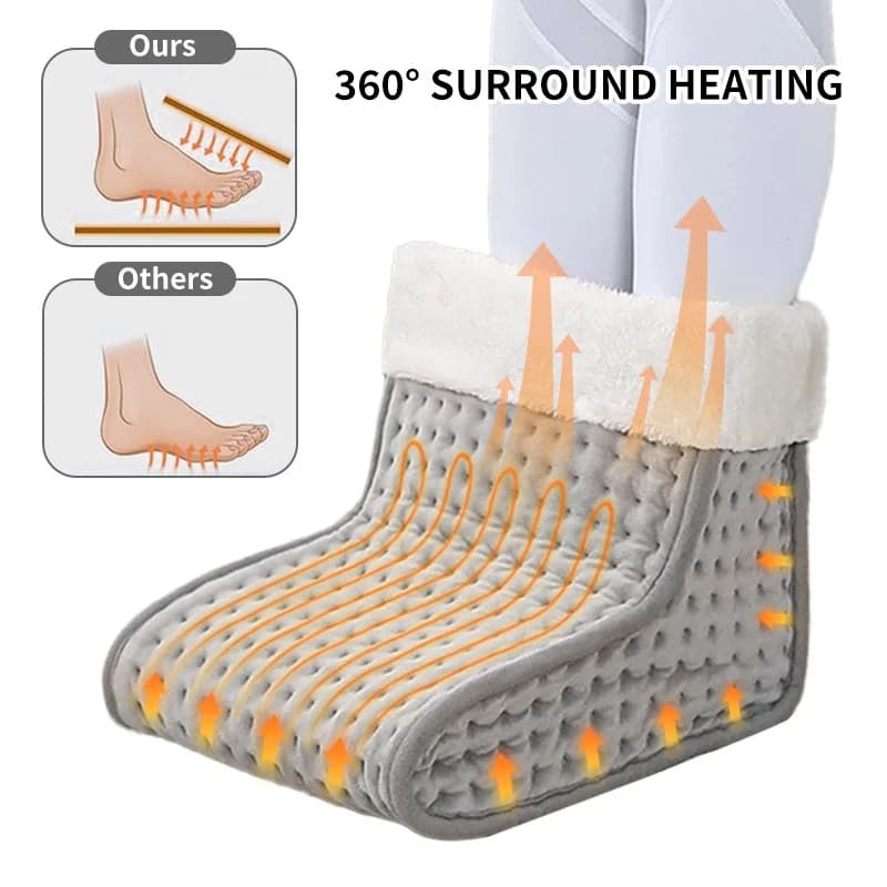 Scaldapiedi Dormitorio per ufficio Scaldapiedi plug-in Scarpe Coperta elettrica Tappetino riscaldante