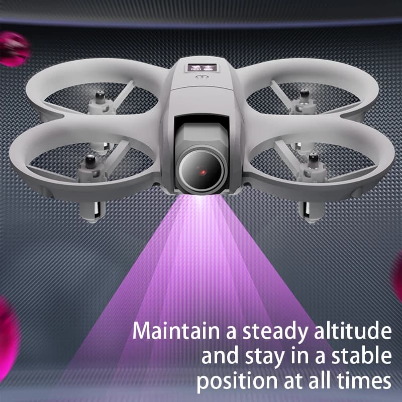 NUOVO Drone Mini Pieghevole 2026 con Luci, Fotocamera 4K per Fotografia Aerea, Posizionamento Ottico, Quadricottero, Elicottero, Giocattolo Drone