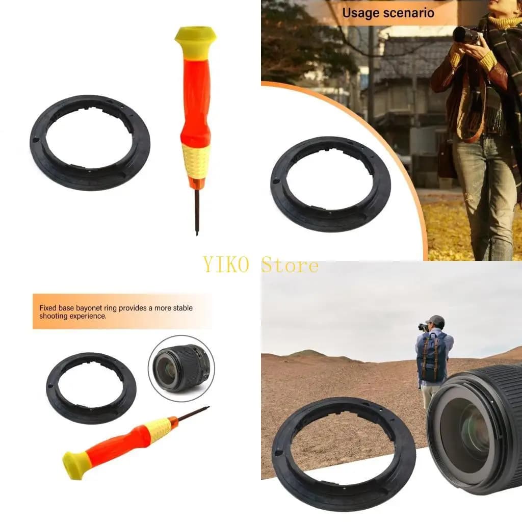 K32C Attacco base per Adatto per fotocamere 18 55, 18 135 18-55mm 18-105mm 55-200mm Montaggio fisso