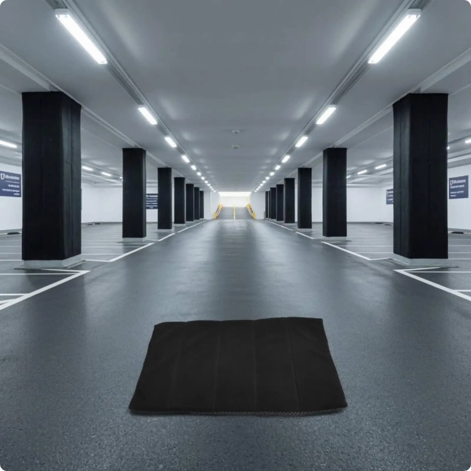 Anti Collision Column Cover for Garage Pole Protection Soft Padded Sleeve with Velcro Straps for Cars
