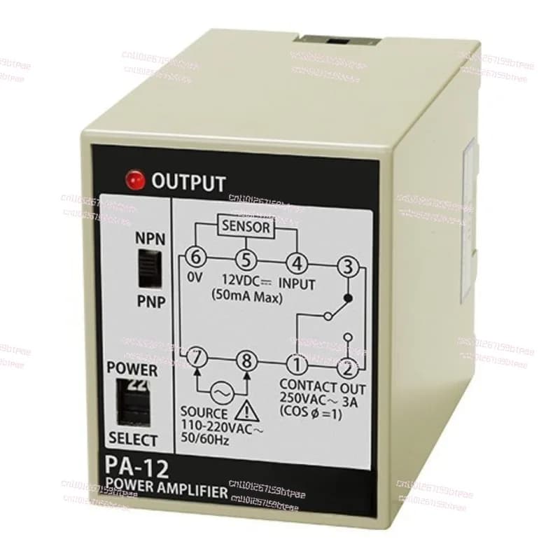 Controller sensore Autonics PA-12 nuova versione amplificatore di potenza 110/220vac