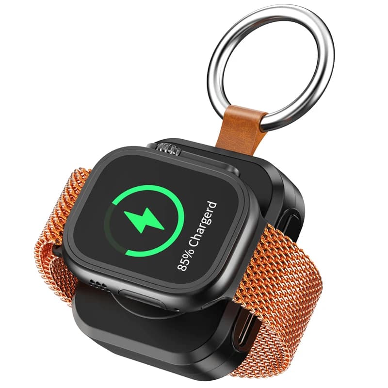 Wireless Power Bank for iWatch - 1200mAh Mini Apple Watch Charger, Portable Magnetic Compact Smart Watch Powerbank