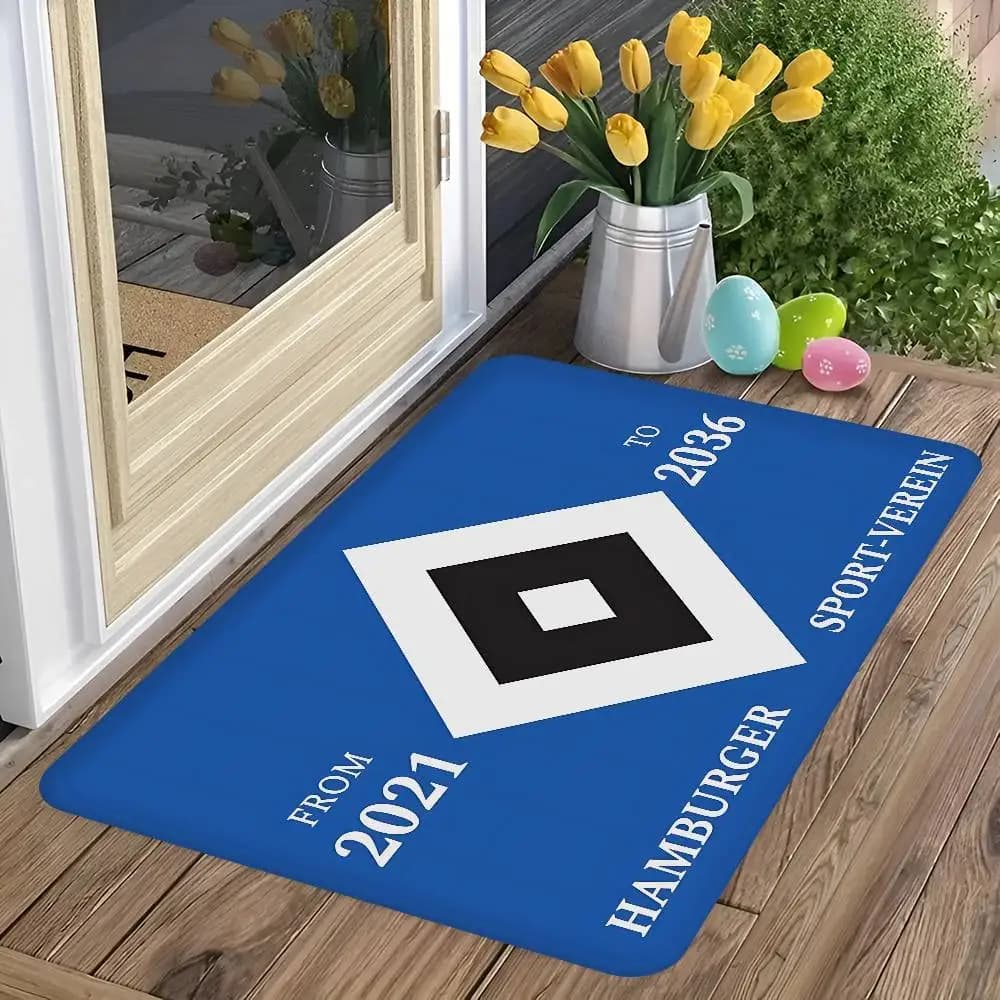 H-Hamburger-r SV Nordic style entrance door pad, per bedroom, living room, balcony, non-slip, modern home decoration