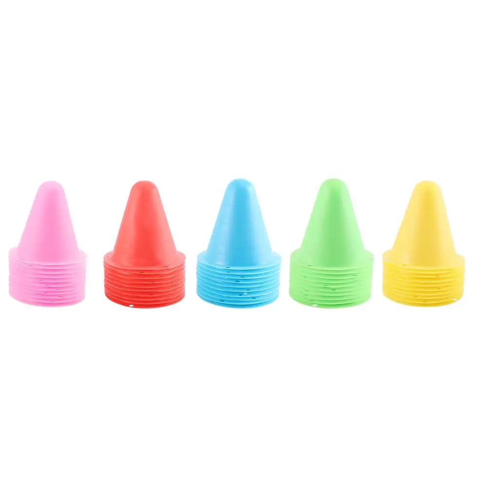 Coni in plastica per pattinaggio su ghiaccio, per allenamento calcistico, coni segnaposto per calcio, coni segnaposto per pattinaggio