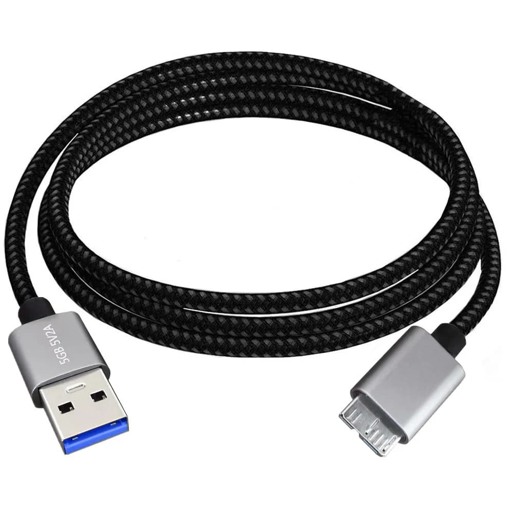 Cavo esterno per disco rigido da 5 m Cavo USB Micro B Cavo dati HDD Cavo SATA SSD per cavo USB 3.0 per disco rigido Samsung Micro B