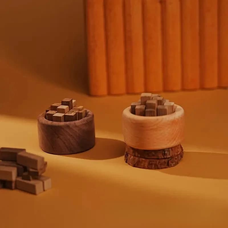Diffusore senza lamelle in noce, legna da ardere fatta a mano, decorazione per la casa, partizione, decorazione della stanza, piccolo legno profumato di olio essenziale di noce nera