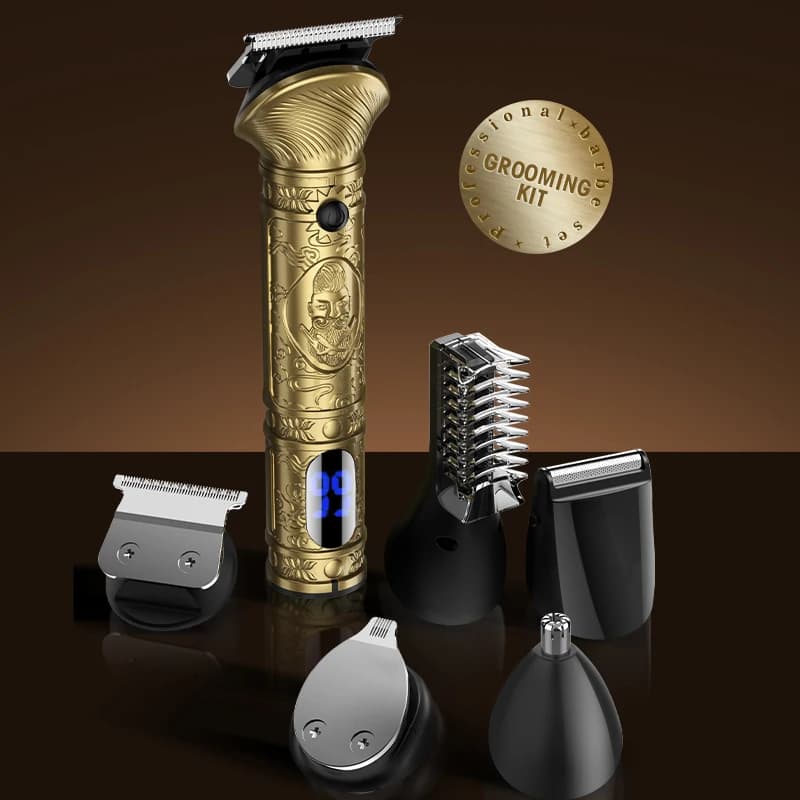 RESUXI 697 Professional Metal Haircut Man Barba Trimmer Haircut Electric Shaver Hair Cutting Machine Hair Cutting Shaver