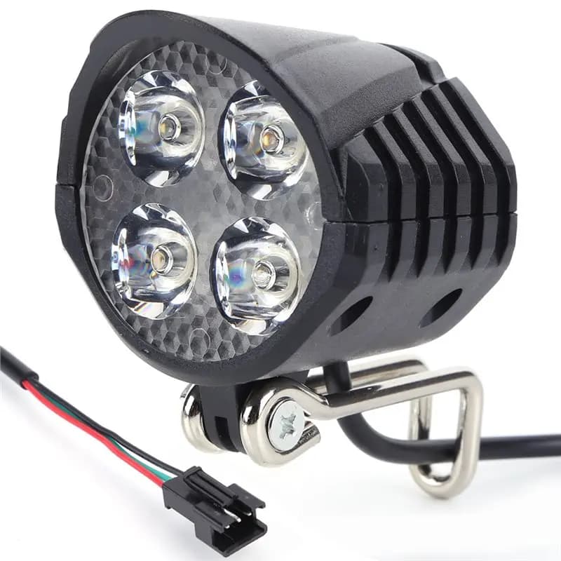 Luce LED A92P ad alta potenza 18W per bicicletta elettrica con clacson, impermeabile IPX5, progettata per e-bike