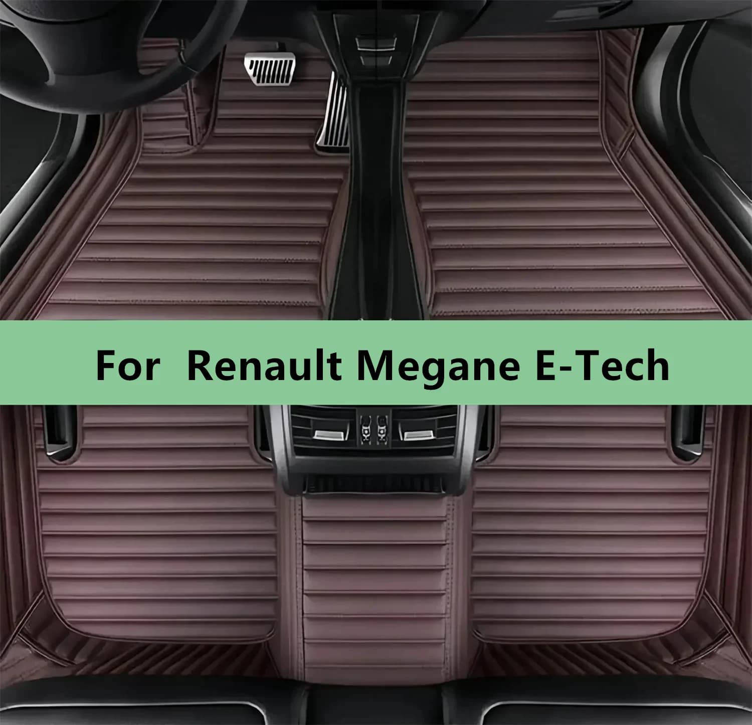 Tappetini auto personalizzati per Renault Megane E-Tech 2023 2024 2025 Tappetini auto per uomo Donna Accessori auto Tappeti auto