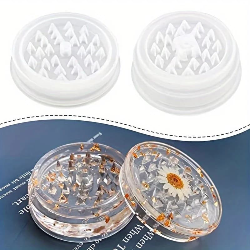 Stampo in Silicone per Trituratore di Erbe e Spezie, Strumento per Creazioni Fai-da-Te, Stampo in Resina Epossidica Cristallina