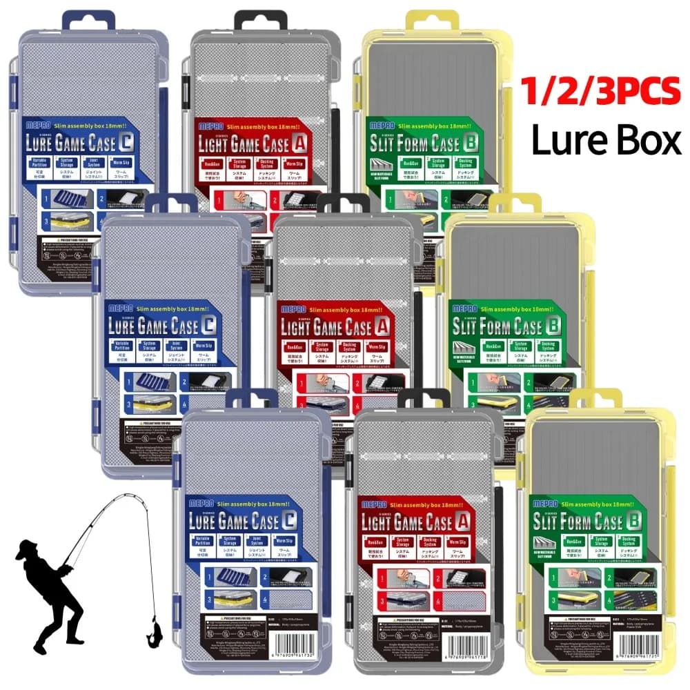 Fishing equipment boxes PP + EVA Fishing bait box Jig Head Organizer Universal fishing gear bag Fishing equipment accessories