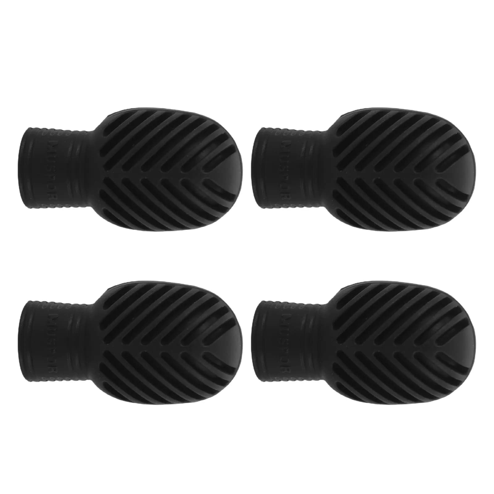 4 Pezzi Puntali Silenziosi in Silicone per Bacchette, Smorzatori di Rumore, Pad per Pratica Silenziosa, Protezione per Pelli di Batteria, Accessorio per Percussioni