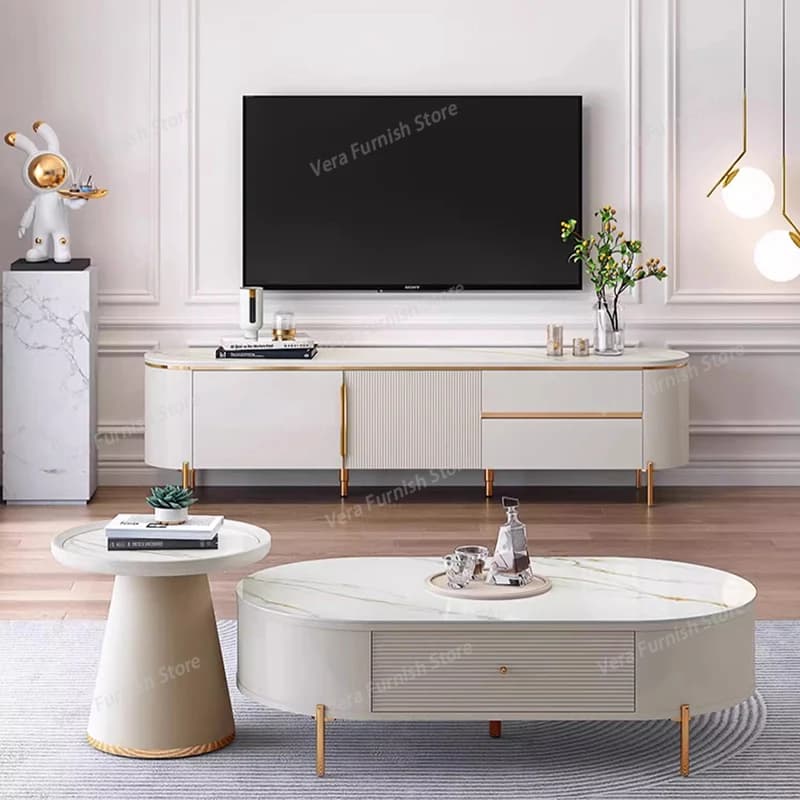 Luxury Drawers Tv Stands Designer Hallway Storage Monitor Office Nordic Tv Table Display Center Muebles Para Tv Salon Furniture