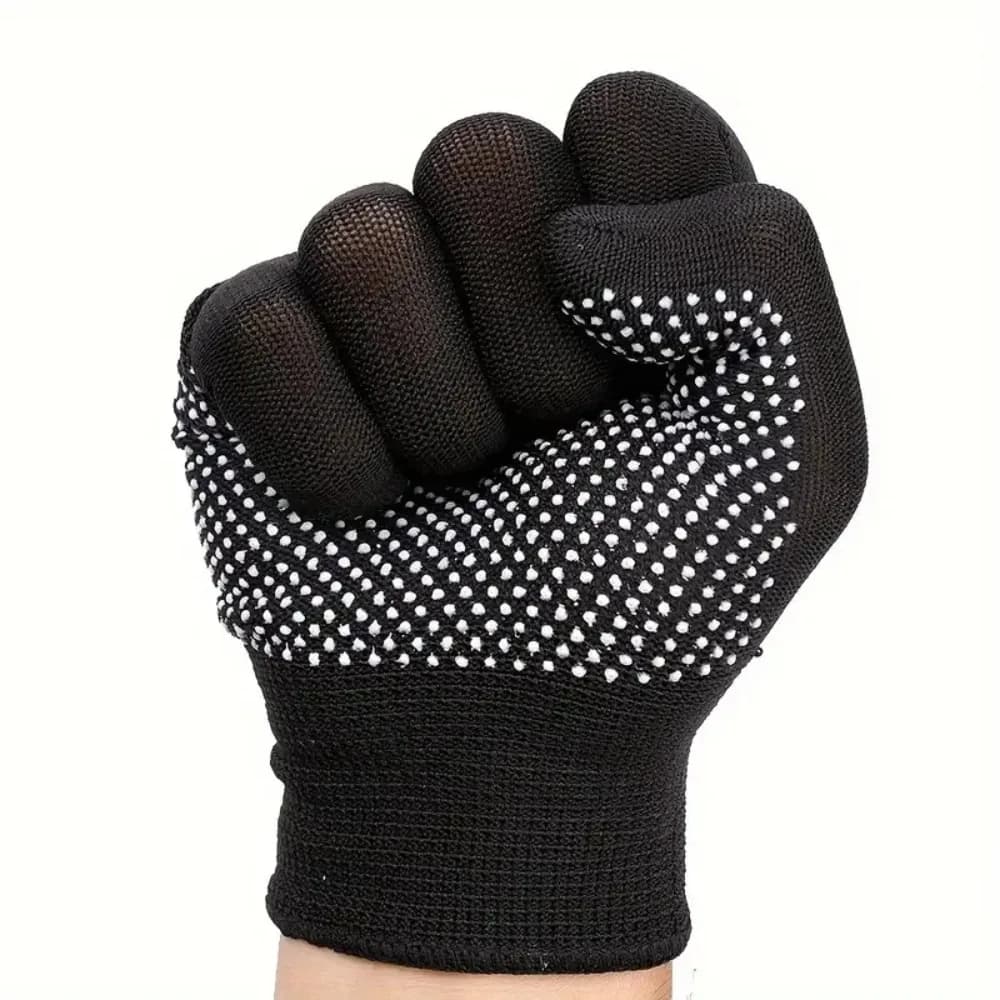 Nylon gloves 20 pieces – breathable and anti-slip for cycling, fishing, camping – unisex multicolor