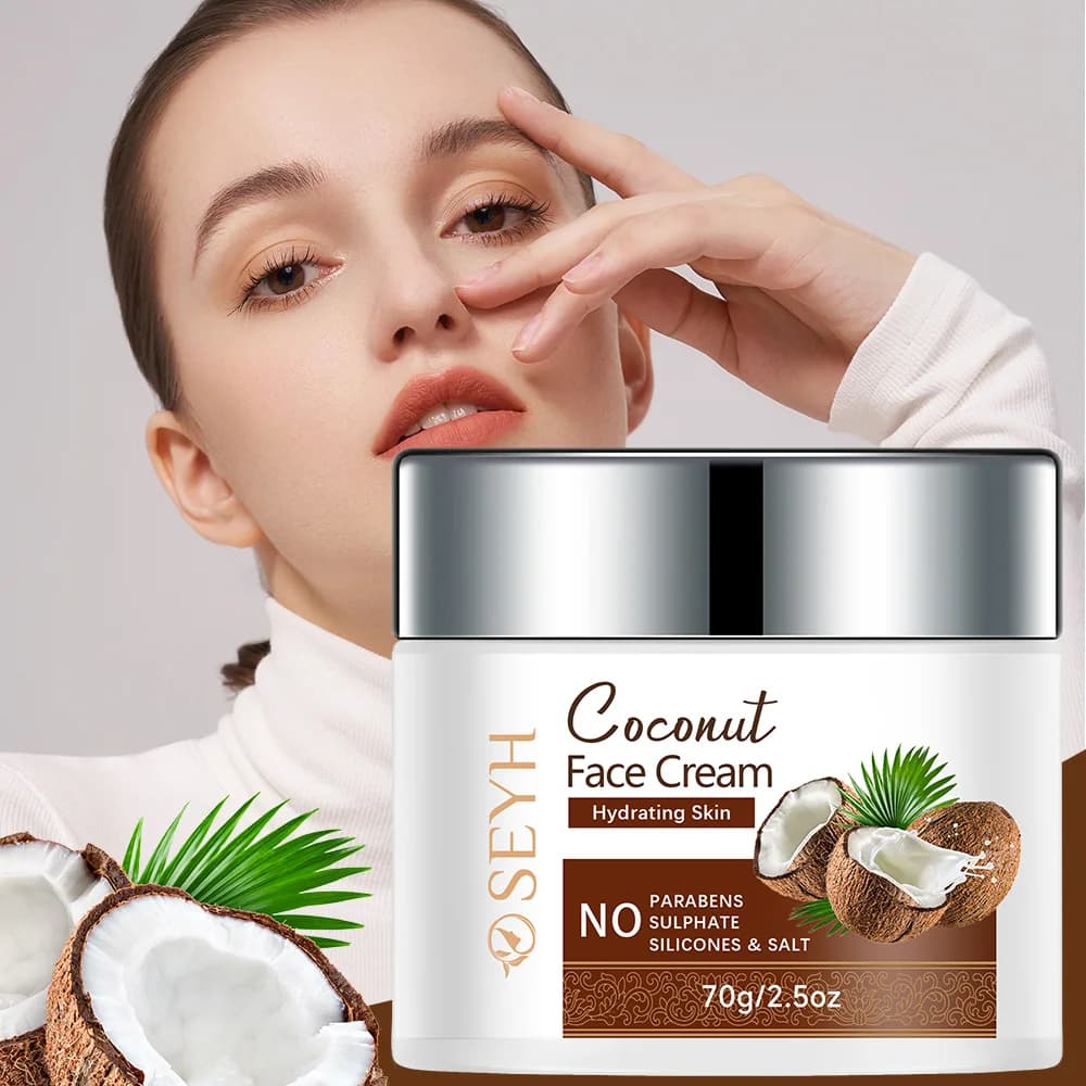 SEYH 70g/2.5oz Hydrating Cream - 40g/1.4oz Daily Face Cream with Vitamin E, Hyaluronic Acid and Niacinamide for Illuminating and Rassodare