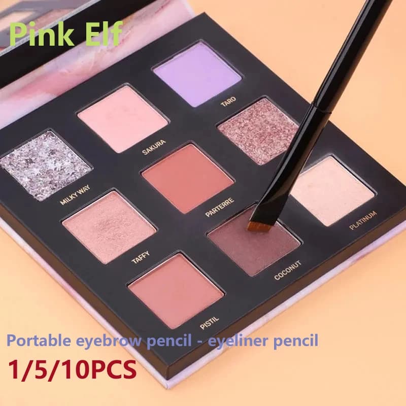 Professional eyebrow contour brush, eyebrow lining, small angled brushes, portable eye liner, makeup tools, high quality, 1/2/5/10 pieces