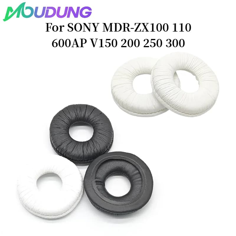 MOUDUNG Replacement Foam Earring Bearing SONY MDR-ZX100 110 600AP V150 200 250 300 Headphones Earphones