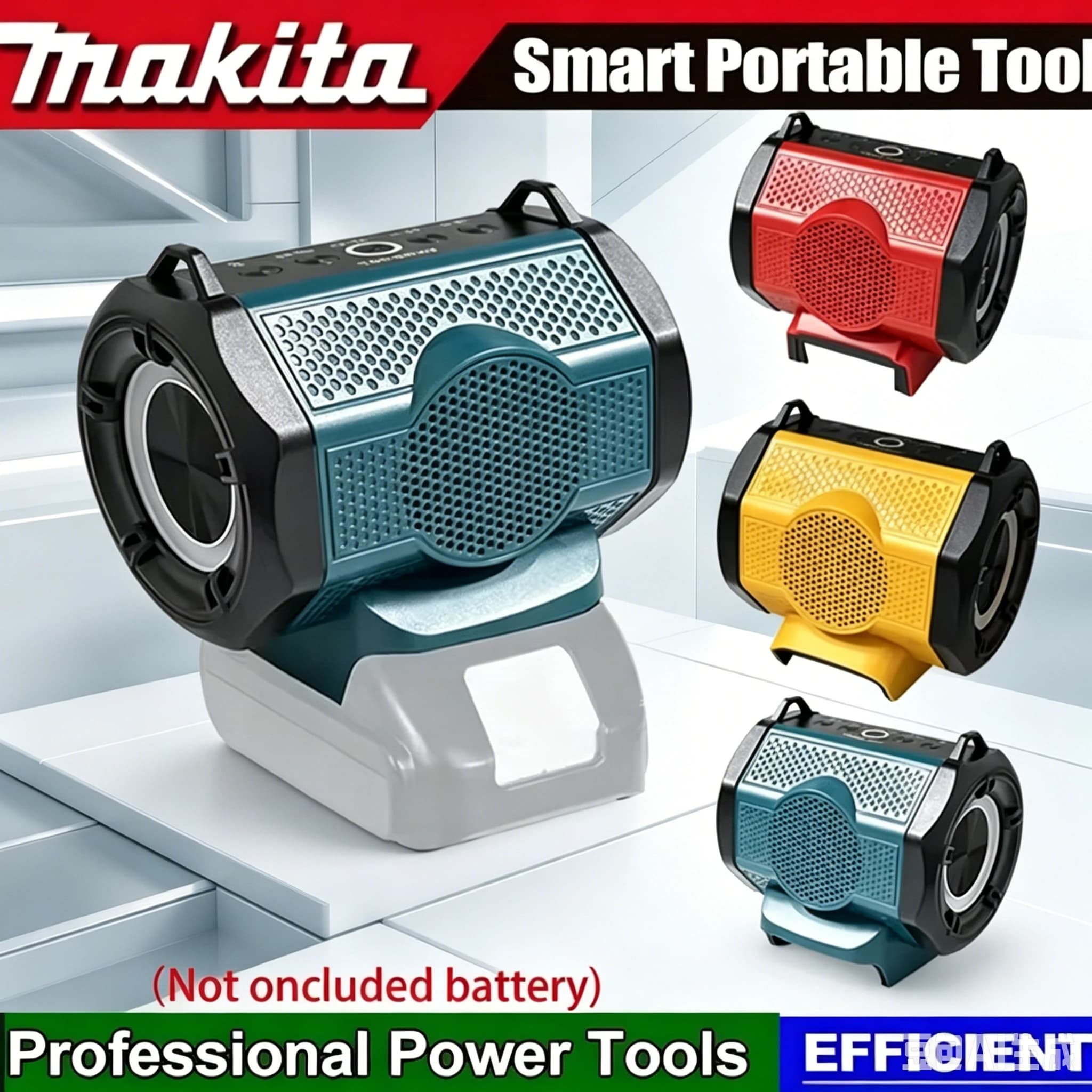 Makita Bluetooth Speaker 18V 20V Battery With USB Type-C Port Charge Player Loudspeaker Amplifier