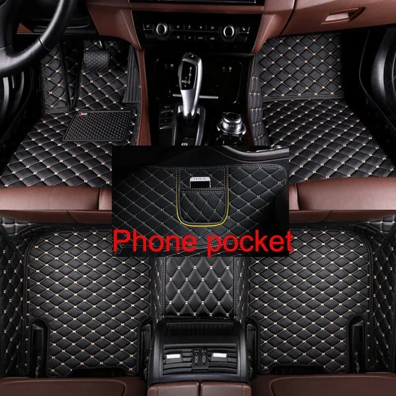 Car mats with total cover of 3 pieces for Audi Q7 4 places 5 places 2006-2015 2016-2019 Car accessories
