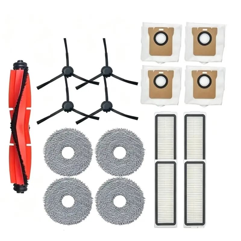AC39-Main Side Brush Hepa Filter Mop Cloth Dust Bag Spare Parts For X20 Max / D109GL Robot Vacuum Accessories