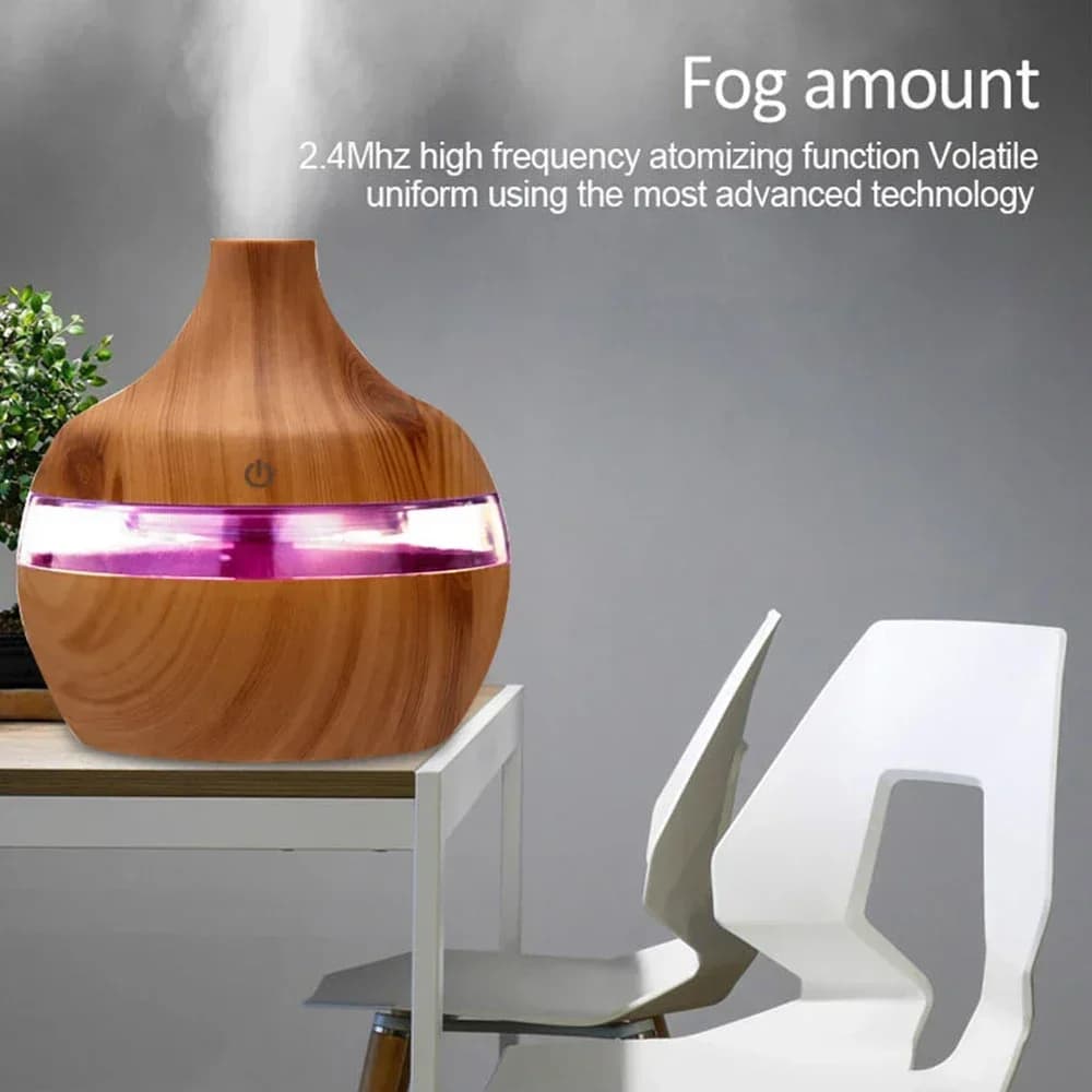 Home Aromatherapy Diffuser LED 7 Color Air Appliance Vaporizer Evaporator Environment Aromatizer Aroma Humidifiers Room