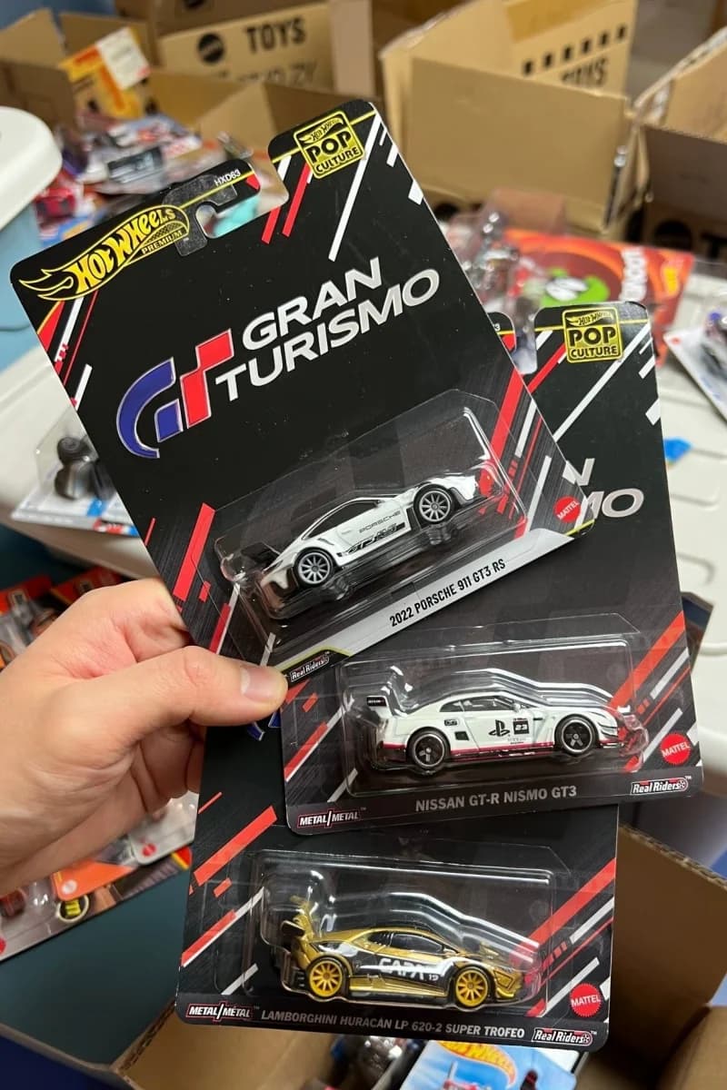 In Magazzino Hot Wheels HXD63 Cultura POP Gran Turismo Serie Pressofusione Modello Lamborghini Porsche Collezione Giocattoli Modello di Auto Regali