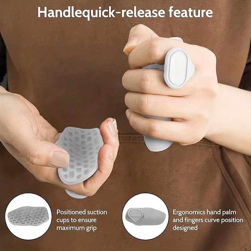 3Pairs Unisex Anti Slip Rubber Hand Grips Weight Lifting Pads Deadlift Barbell Dumbbell Strength Training Fitness Accessories