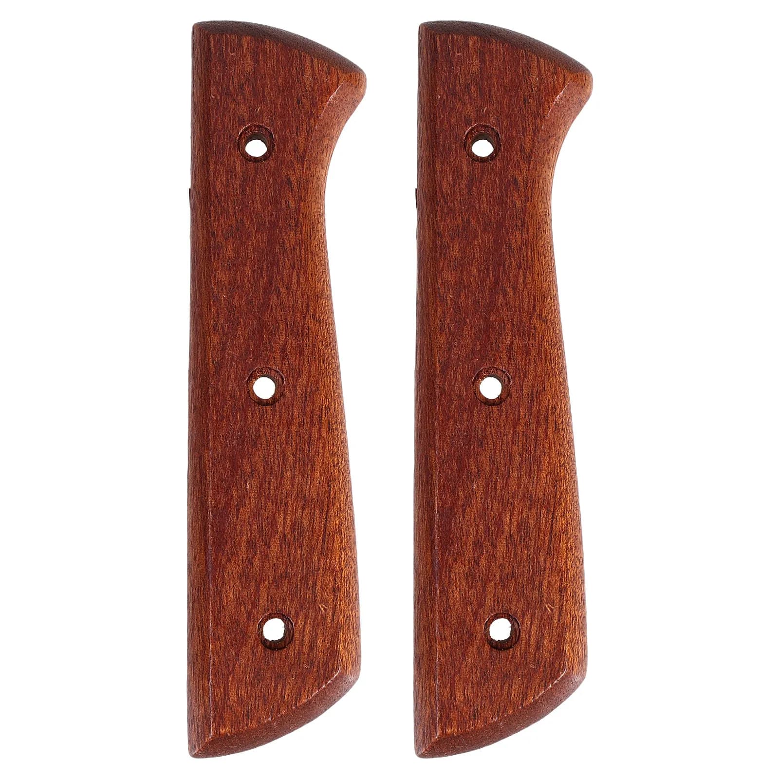 1 Paio di Manici Ergonomici in Legno per Coltelli, Ricambio per Cutter, Impugnatura Antiscivolo Confortevole, Foro Pre-Forato, Utensile da Cucina in Legno Massello