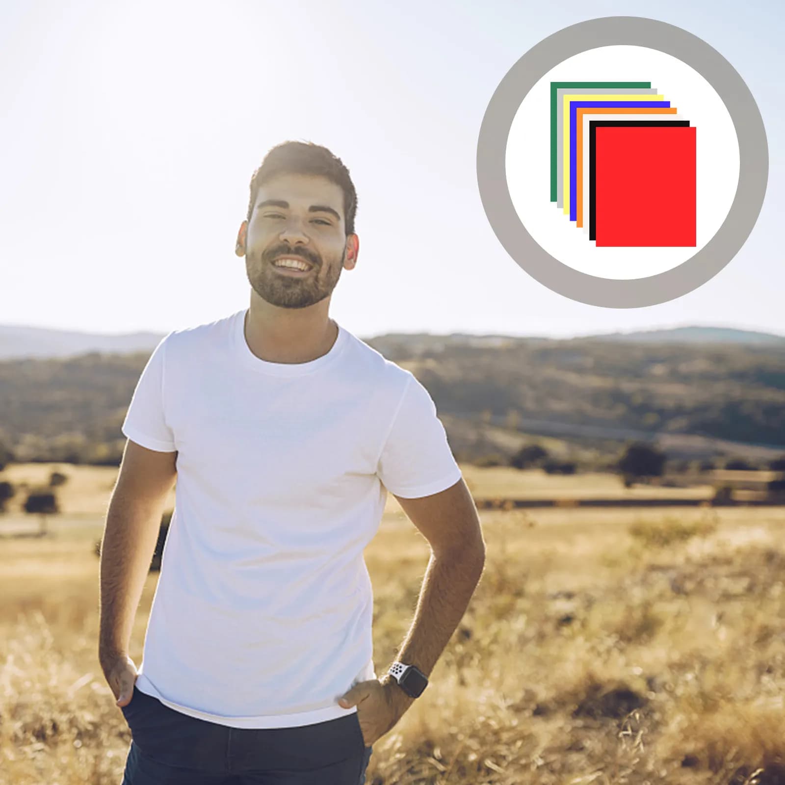 Set di 8 Pezzi di Vinile Termoadesivo 3D per Trasferimento a Caldo, per Magliette, Felpe, Giacche, Cuscini e Regali di Natale Fai-da-Te