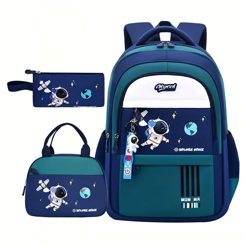 New Astronaut Cartoon Backpack, Lightweight Commuter Bag for School and Christmas Gift, for Teenager