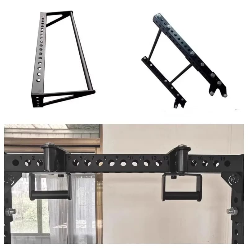 Barra per Trazioni e Chin-up Resistente per Power Rack 3x3 Pollici, Attrezzatura per Palestra Domestica
