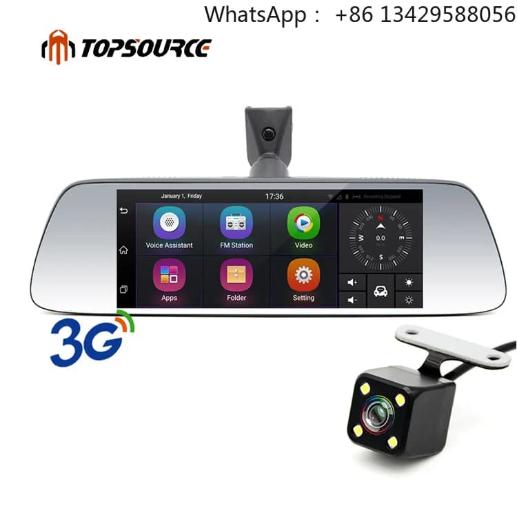 Nuovo 7 "Speciale 3G Retrovisore Smart Car Specchio Dvr Gps Wifi Android 10 GPS Automobile DVR Dash Cam Specchio Videoregistratore