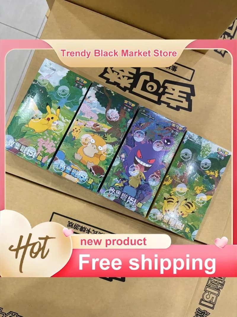 Hot Wholesale Pok Ptcg Card Simplified Chinese Zhu Zi Collected 151 Change Series Blind Box Card Gengar Collectible Game Cards