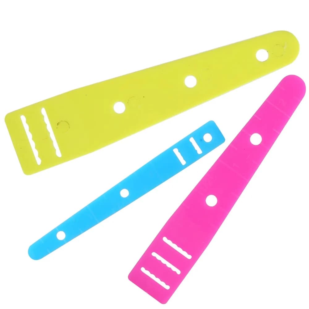 12pcs Plastic Plastic Needle Threaders Color Threaders Flat Design Easy Pull Threading Tool DIY Sewing Accessories