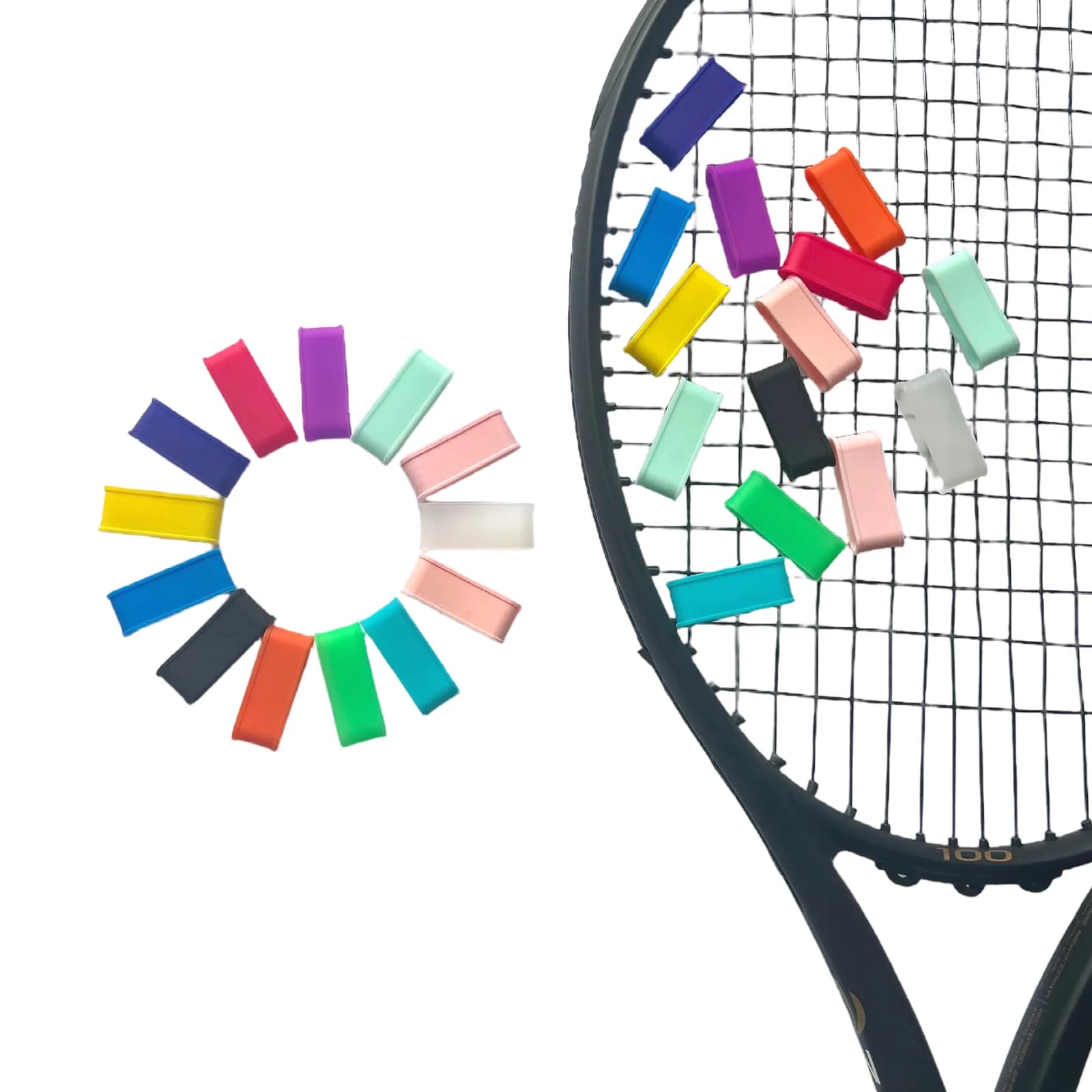 Silicone ring caramel color for fixed bands of overgrip seal ring for tennis racket