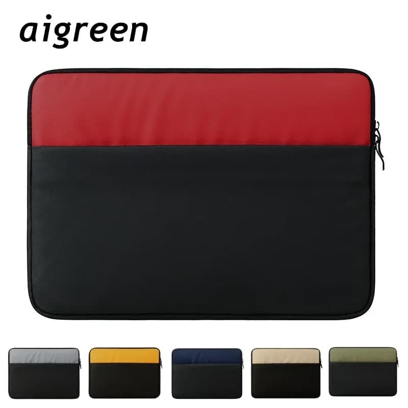 Borsa per laptop di marca Aigreen 11,12,13,14,15,6,16 pollici, custodia impermeabile patchwork per MacBook Air Pro M Notebook Computer PC
