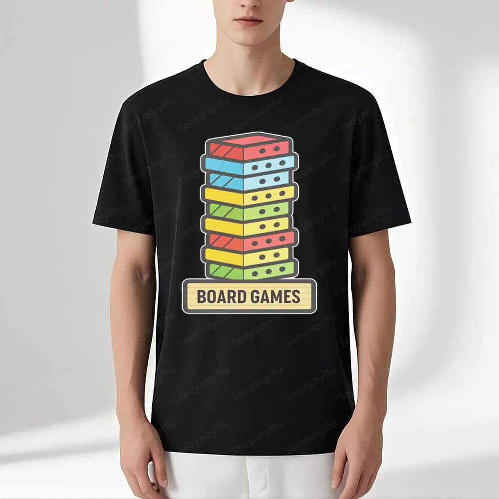 Giochi da tavolo Tshirt Articoli per feste Articoli per eventi di compleanno T-shirt Uomo Donna Estate Vita quotidiana Casual Girocollo in cotone Manica corta