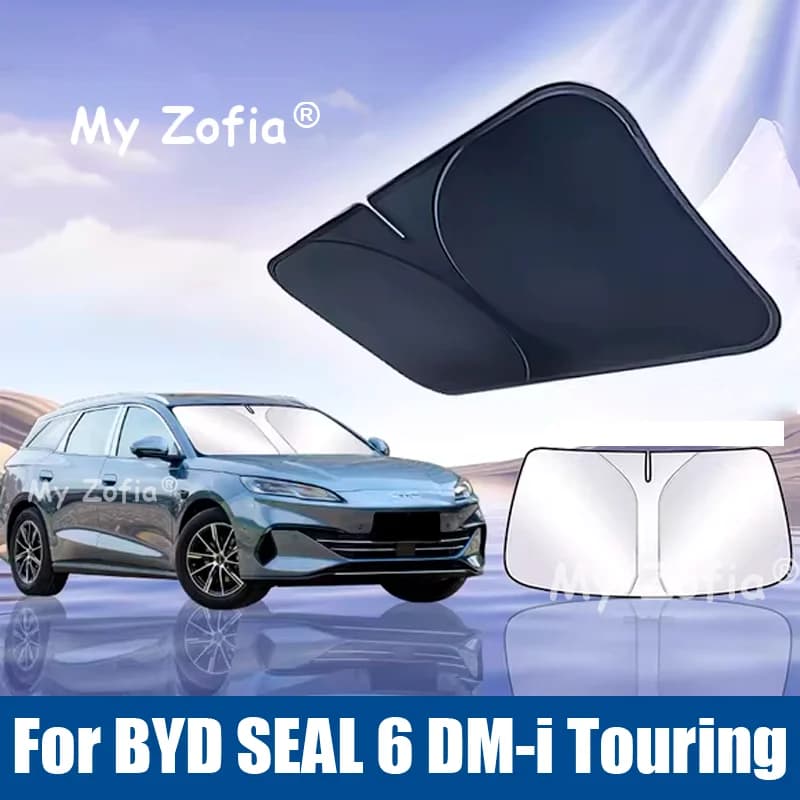 Per BYD SEAL 6 DM-i Touring 2025 2026 Auto Parabrezza Parasole Copertura Protezione Anti UV Accessori Pieghevoli