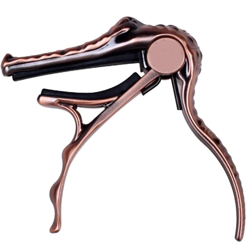 Capotasto in Metallo Premium per Chitarra, Ukulele, Strumenti Classici ed Elettrici, Regolazione Perfetta dell'Intonazione per Tutti i Tasti