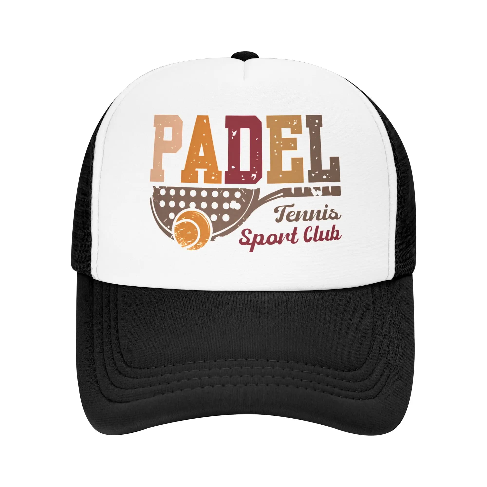 Classic Unisex Padel Tennis Sport Club Trucker Hat Adult Adjustable Baseball Cap Women Men Outdoor Dad Hat