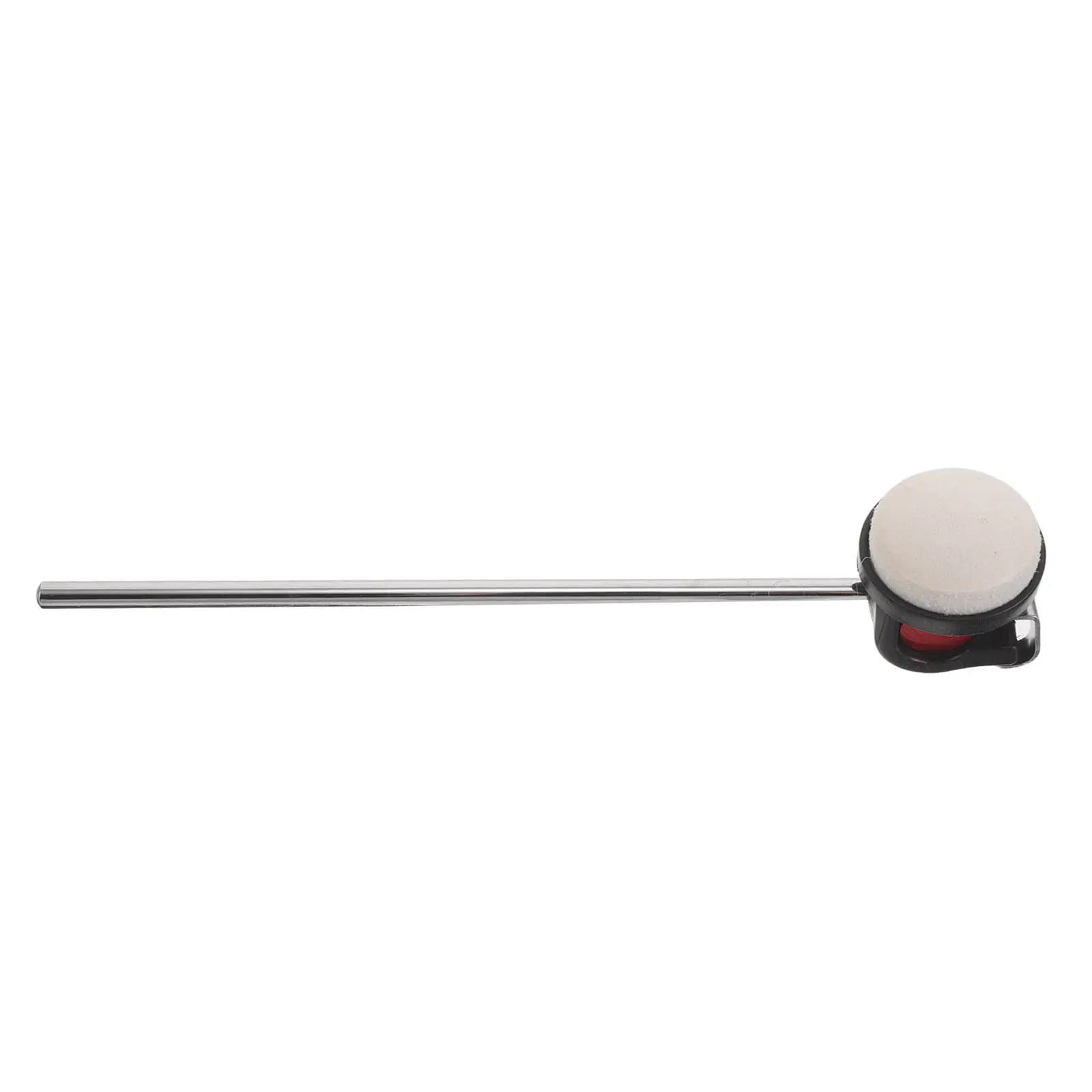 Bass Drum Pedal Beater Alloy Hammer Head Metal Handle Felt Pad Drum Pedal Replacement Part Professional Percussion